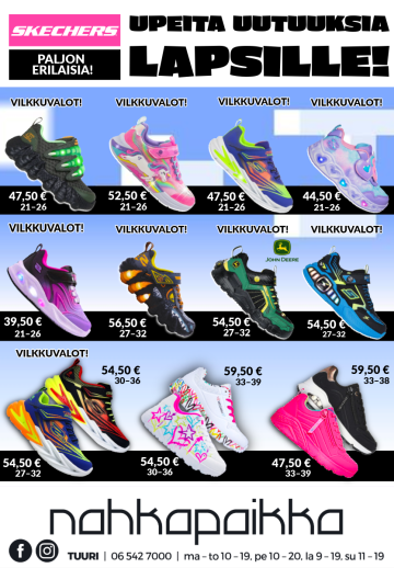 Lasten Skechers -tarjoukset